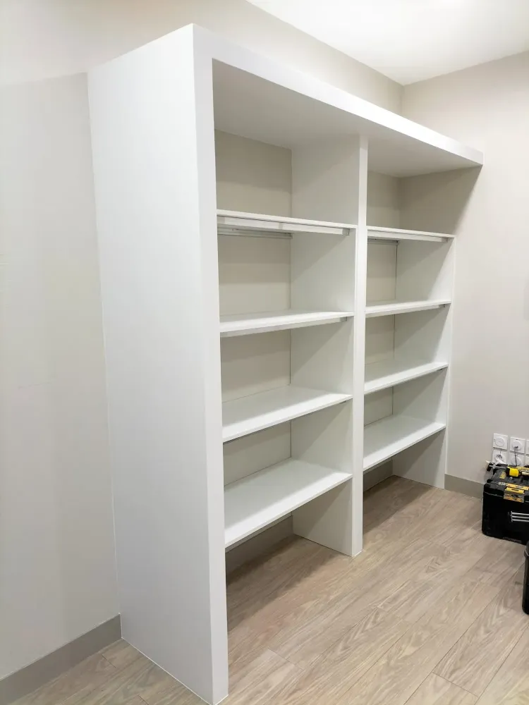 rangement sur mesure platre